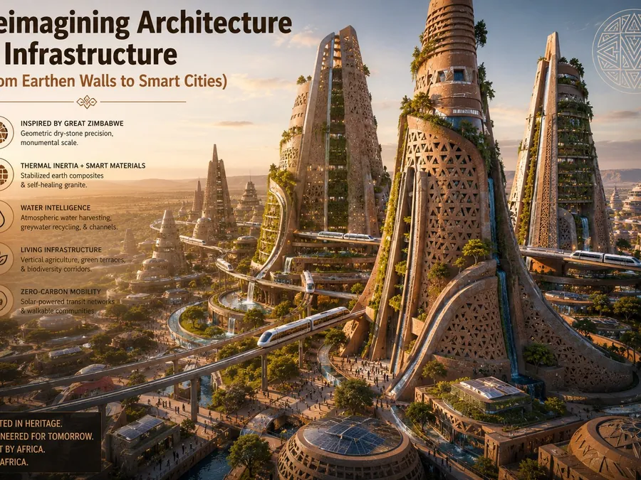 A future African smart city inspired by the dry-stone engineering of Great Zimbabwe